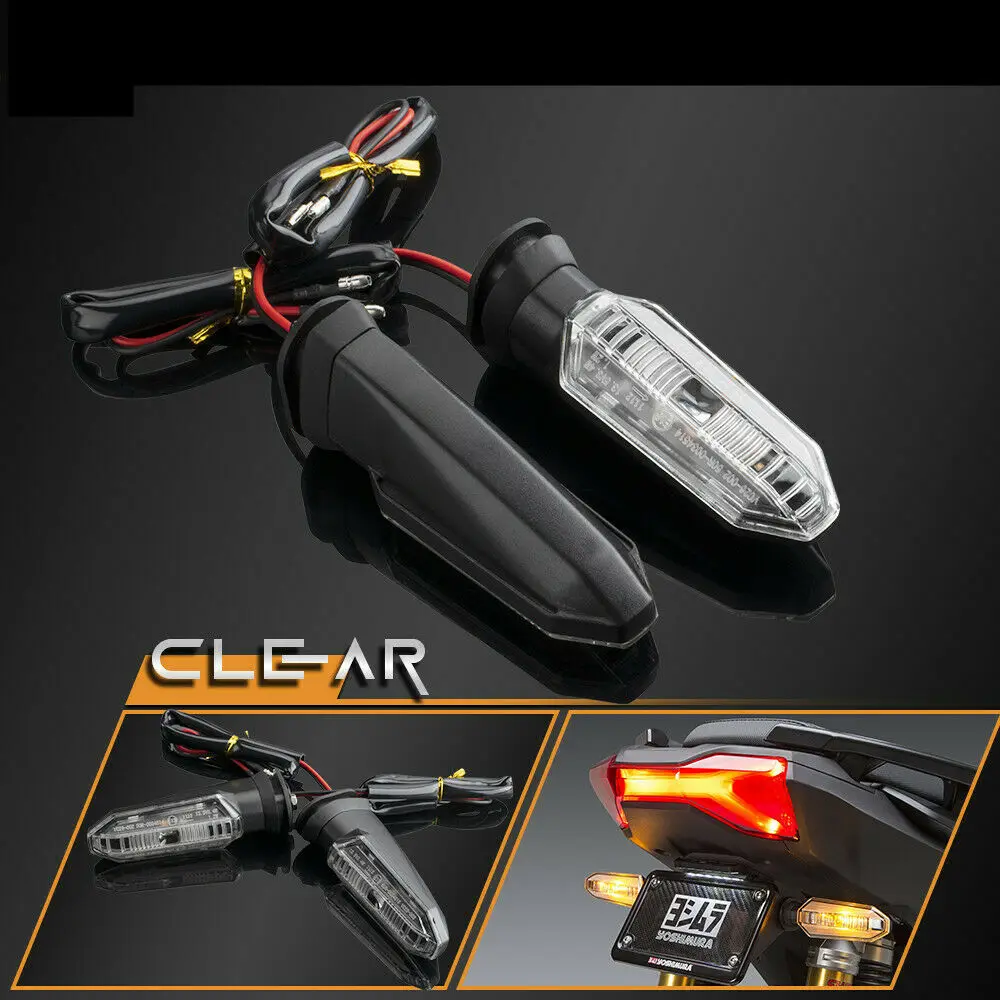 

2 PCS/set 30CM 12V 1W LED Turn Signal Indicator Lamp For Honda CRF 250L/ 250 Rally CRF 300L 2017-2022