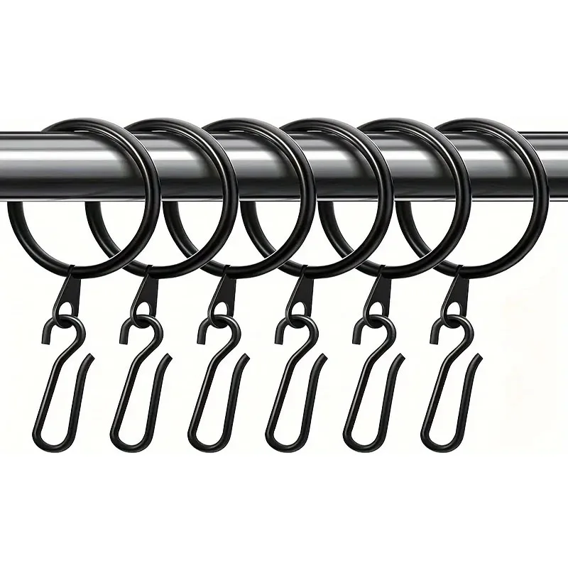 

Металлические кольца и крючки для штор