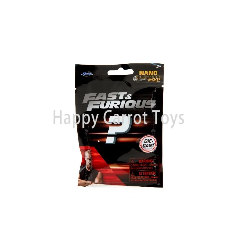 Фото Оригинальный набор Jada Nano Hollywood Rides Fast & Furious Mystery Blind Bag с колесами из литого металла 1,65 дюйма, которые могут вращаться, игрушечные машинки в подарок для детей №2