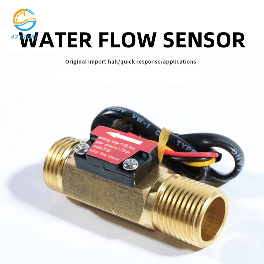

YF-B2 Water Flow Sensor Hall Sensor Switch Flow Meter Turbine Flowmeter Water Flow Sensor