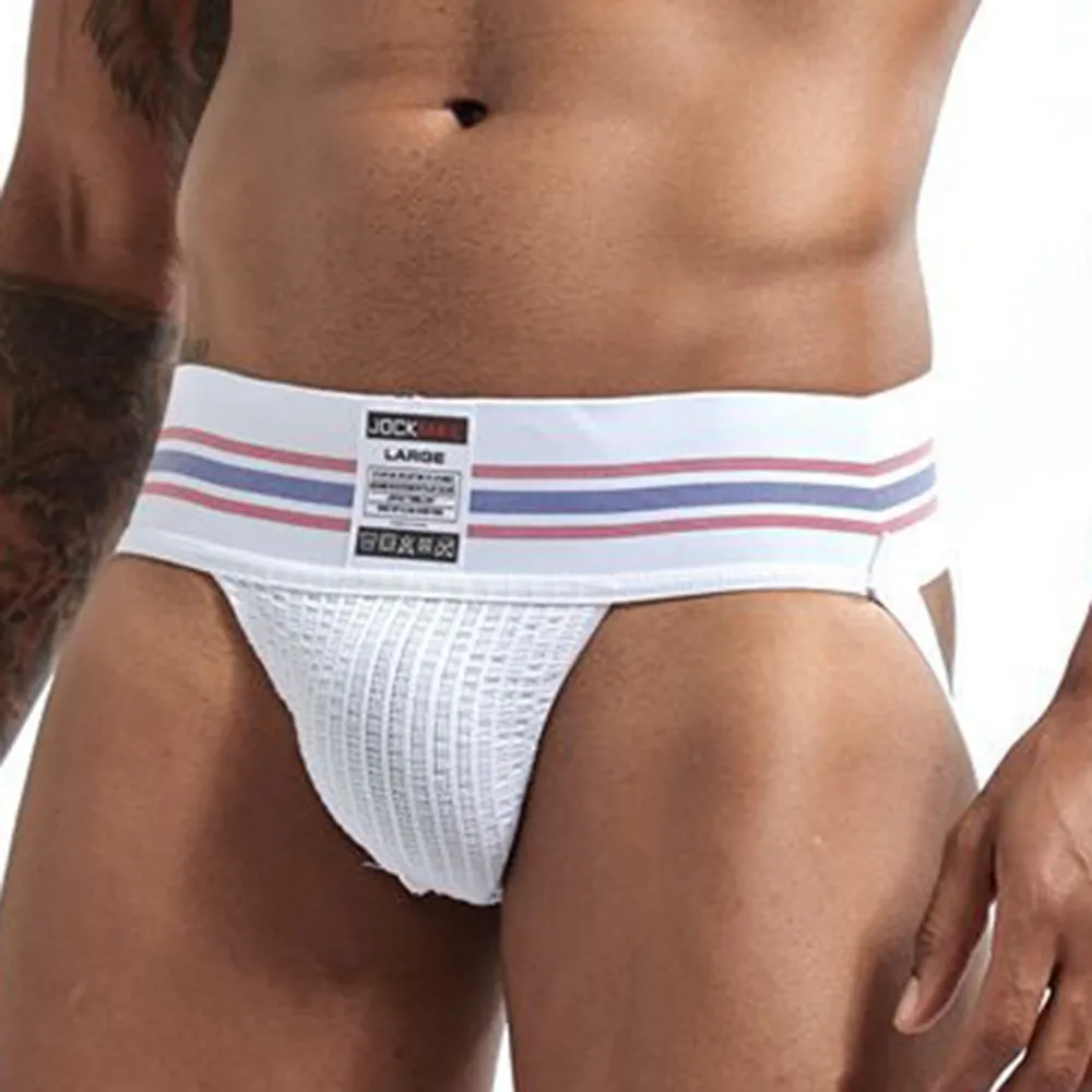 

Мужские сетчатые трусы джоки, желтые бандажные стринги, бандаж для геев, сексуальное нижнее белье для геев, гей-трусы
