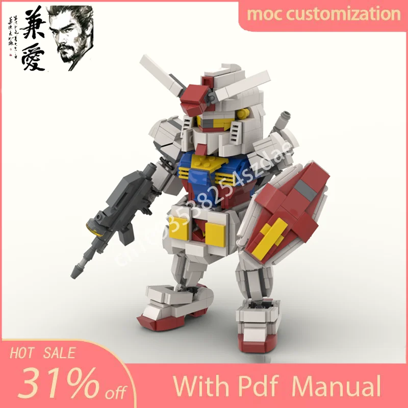 MOC Star Battle Iron Мультяшные роботы строительные блоки 797 деталей