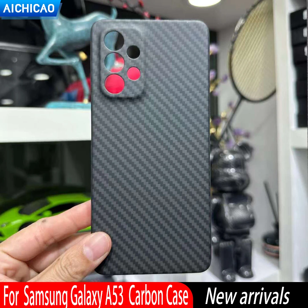 

ACC-Carbon Case For Samsung Galaxy A53 case Aramid fiber Ultra Thin Protective Phone Samsung Galaxy A53 shell