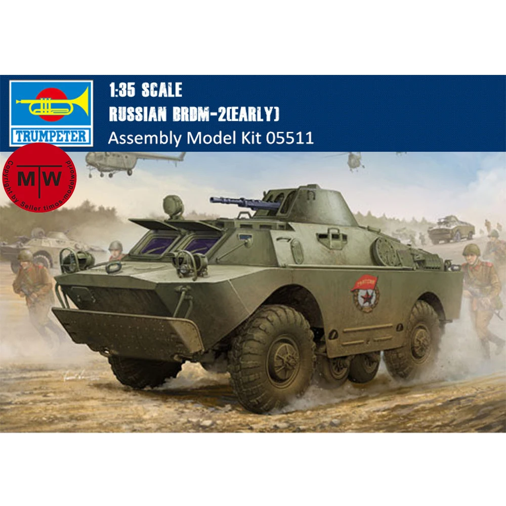 Trumpeter 05511, масштаб 1/35, русская версия, ранняя версия, военная пластиковая сборка, набор моделей