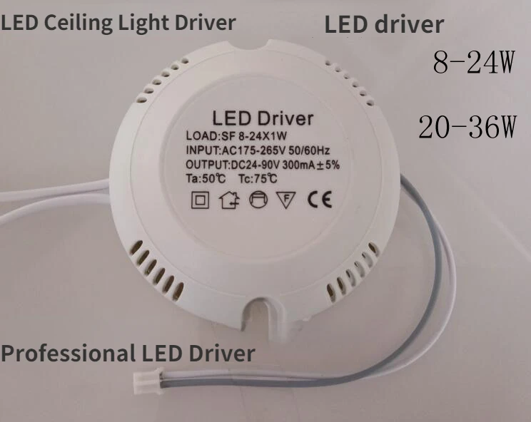 

LED Ceiling Lamp Drive Power Supply 8-24W 20-36W LED Driver LED Lamp Transformer 12-24W