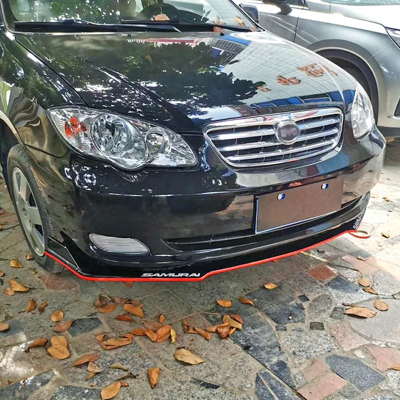 Фото Спойлер на передний бампер для BYD F3 Splitter 2008-2013, защитная пластина, комплект для губ, карбоновая поверхность, автомобильная декоративная полоса, лопата для подбородка №2