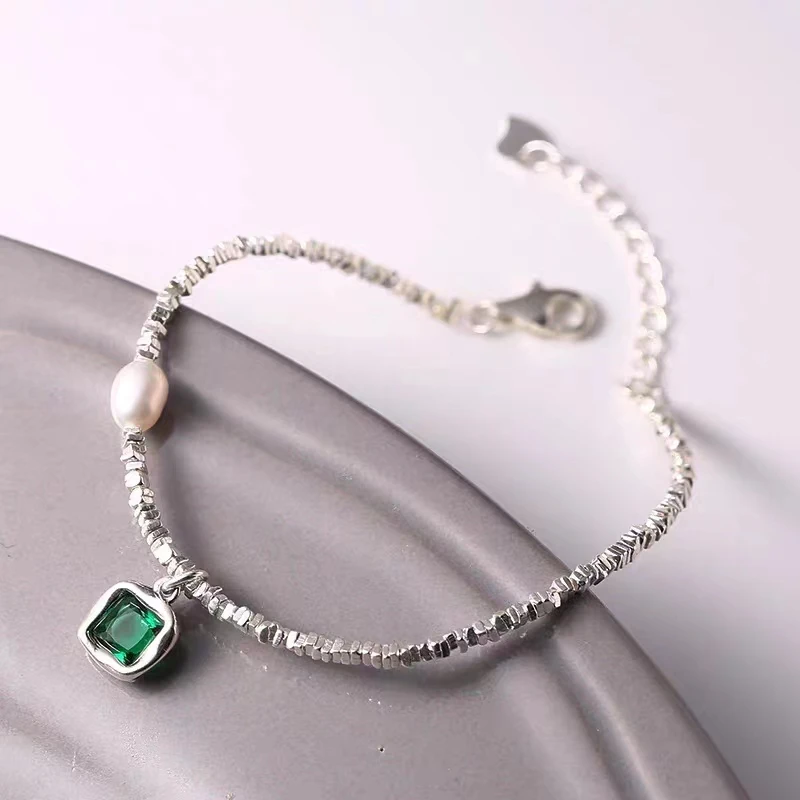 

Женский браслет из серебра 925 пробы, с натуральным жемчугом