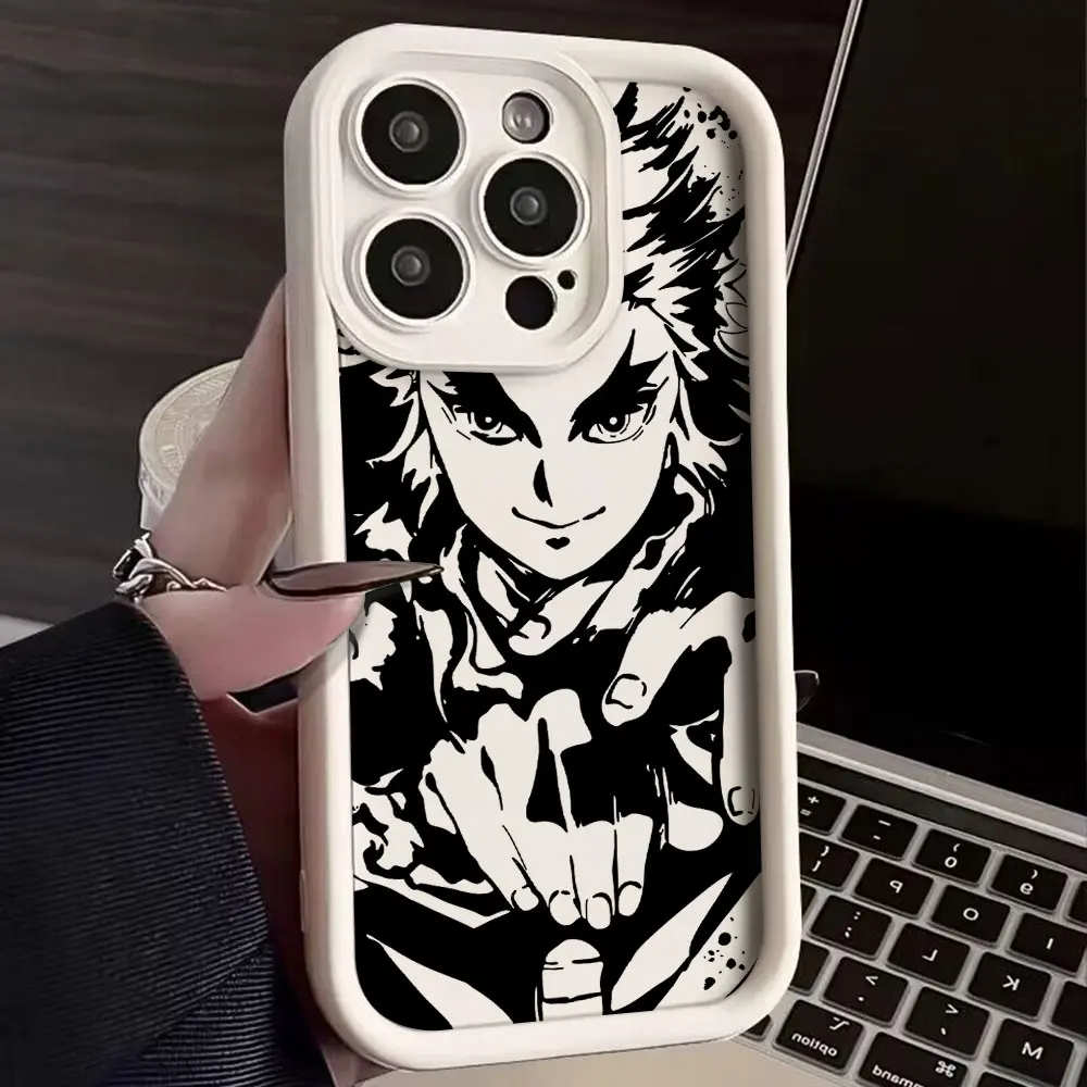 Фото Чехол для телефона Demon Slayer Kamado Tanjirou для Samsung Galaxy A16 A06 A35 A55 A25 A05s A15 A54 A34 A24 A14 A05 4G 5G ТПУ задняя крышка №5