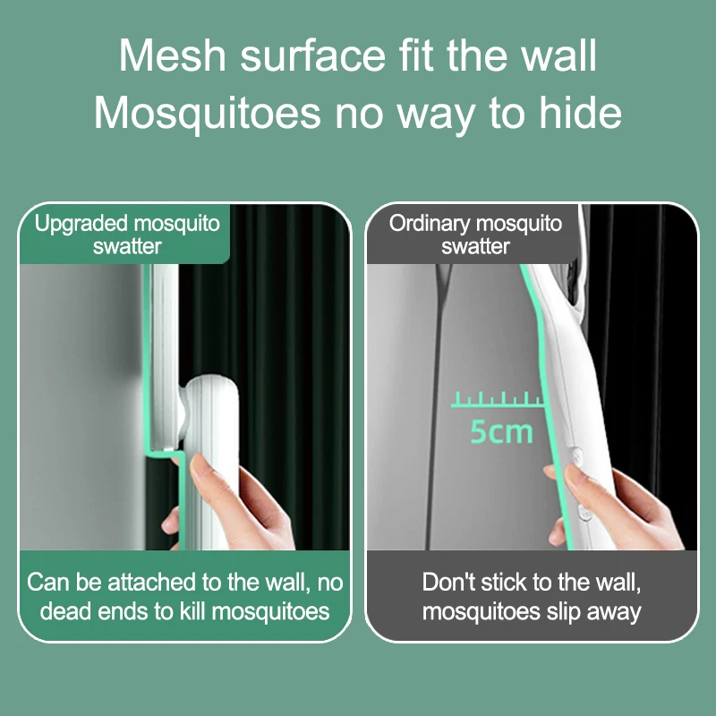 3000 В складная Электрическая мухобойка ловушка для комаров USB перезаряжаемая