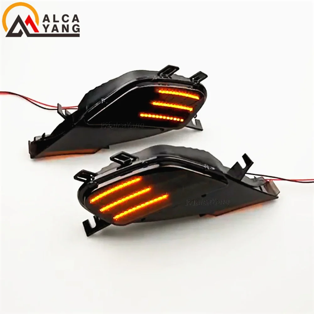 2 шт. для Porsche Cayenne 955 2003 2004 2005 2006 динамические последовательные светодиодные