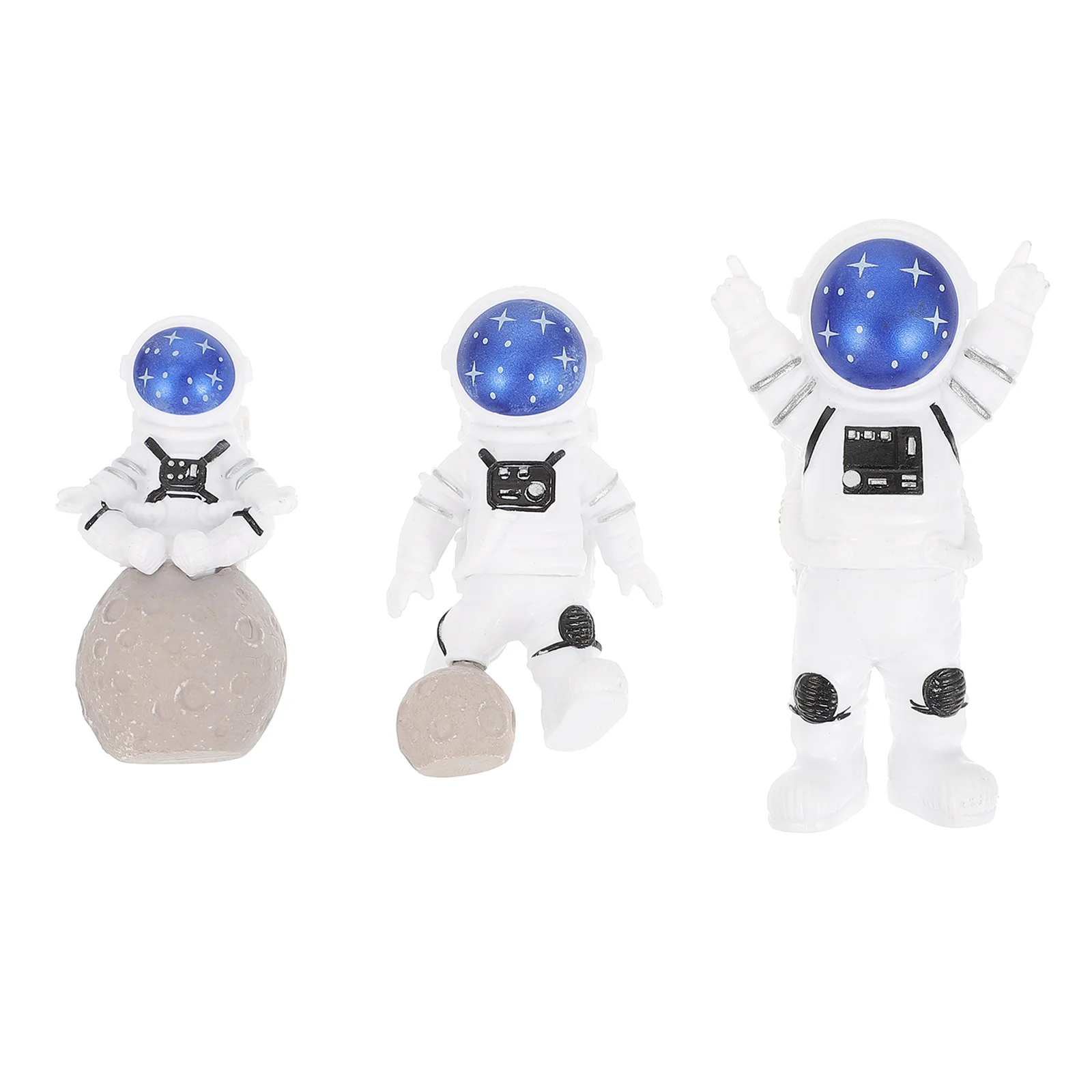 

Astronaut Figurine Ornament Decoration Figure Decor Spaceman Model Statue Tabletop Gift Collectibleplayset
