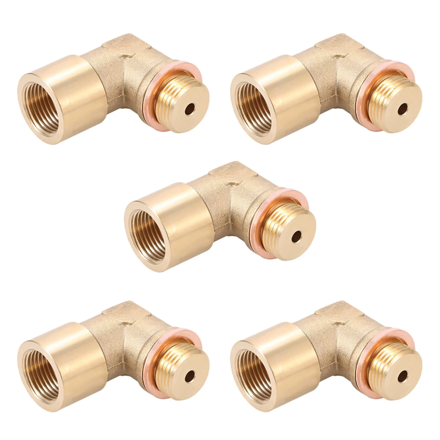 

5X Angle 90° Lambda O2 Oxygen Sensor Extender Spacer for Decat Hydrogen