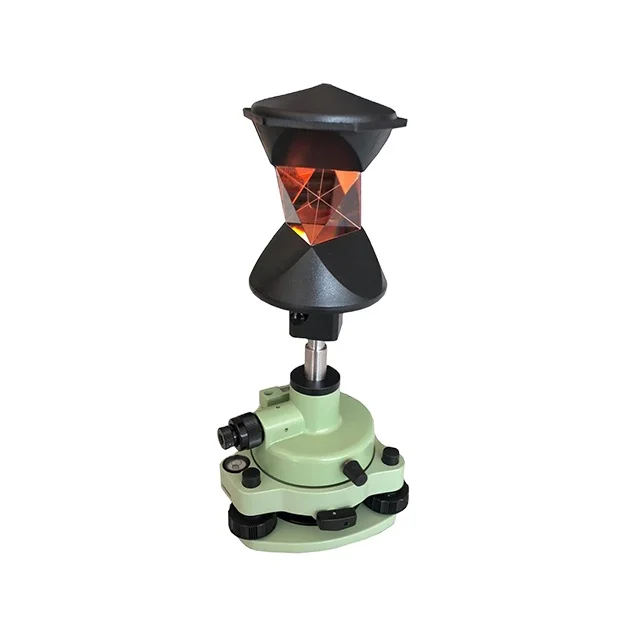 

High end Monitoring Surveying Mini Prism 360 Degree Glass Prism with GRZ4-A for Total Station