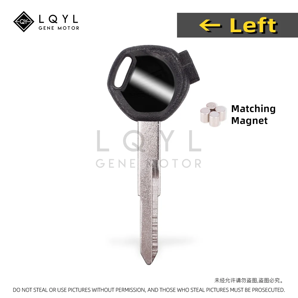 

LQYL новый пустой ключ для мотоцикла, замена необрезанных ключей для скутера HONDA, магнитные противоугонные ключи для замка Zoomer DIO Z4 Z125 SCR100 WH110