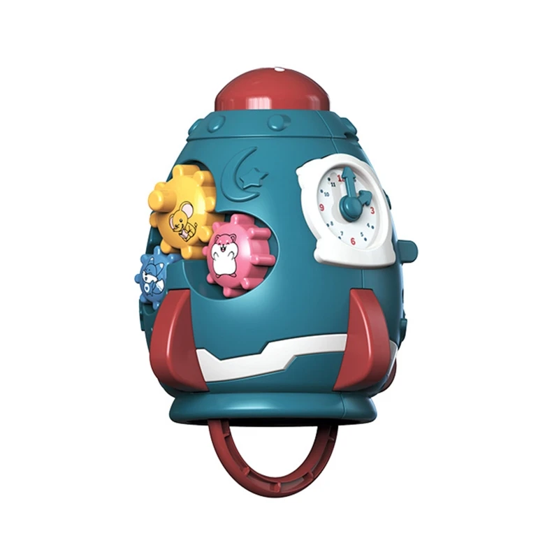 Handheld Music Drum Toy Sound Enlightenment for TIME Teaching Baby Room Plastic