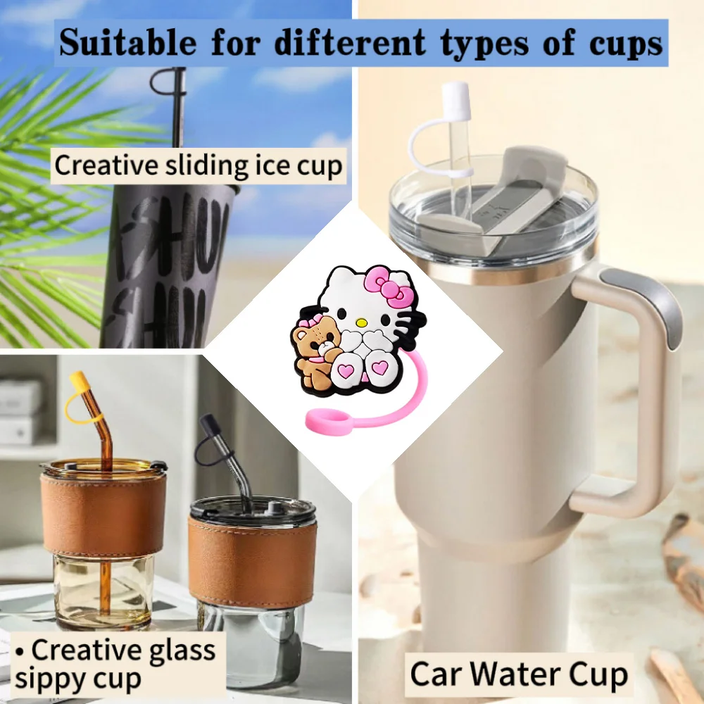 Соломенная пробка MINISO Sanrio hello kitty 10 мм 5-23 шт