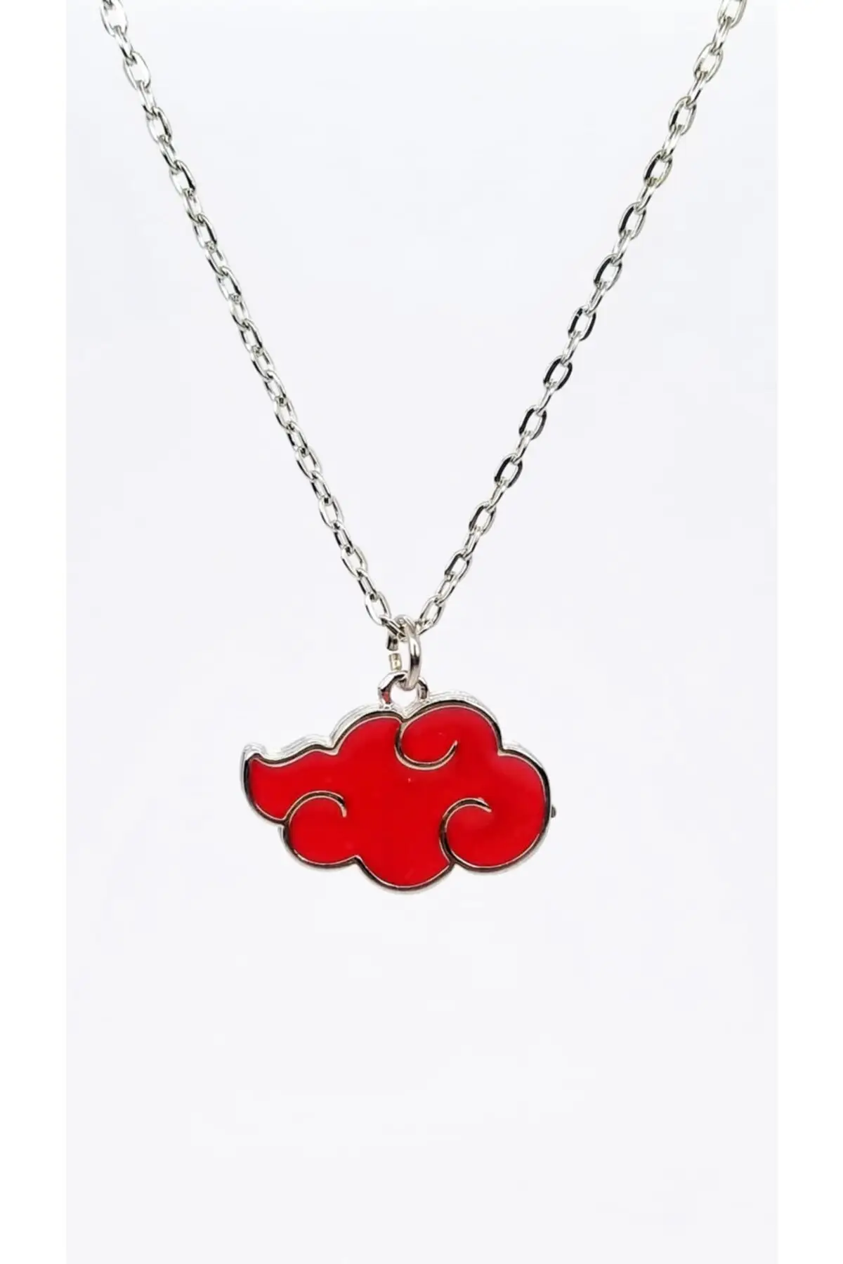 

Naruto Anime Akatsuki red cloud necklace classic chain bijouterie jewelry & jewelry accessory