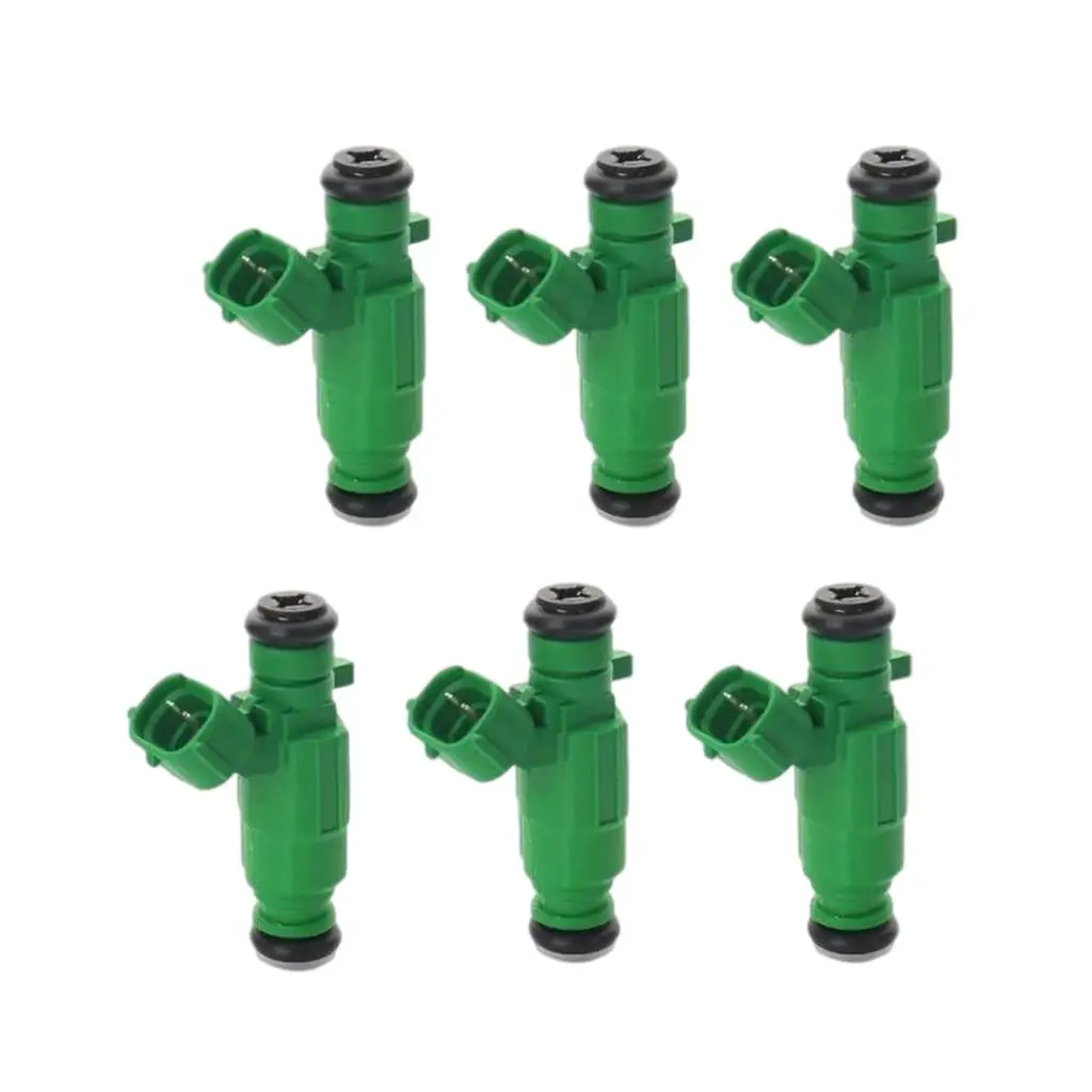 

6x Топливные форсунки для форсунок заменяют детали для бензиновых поставок для автомобильных запчастей Rio подходит для Hyundai для 35310-37150