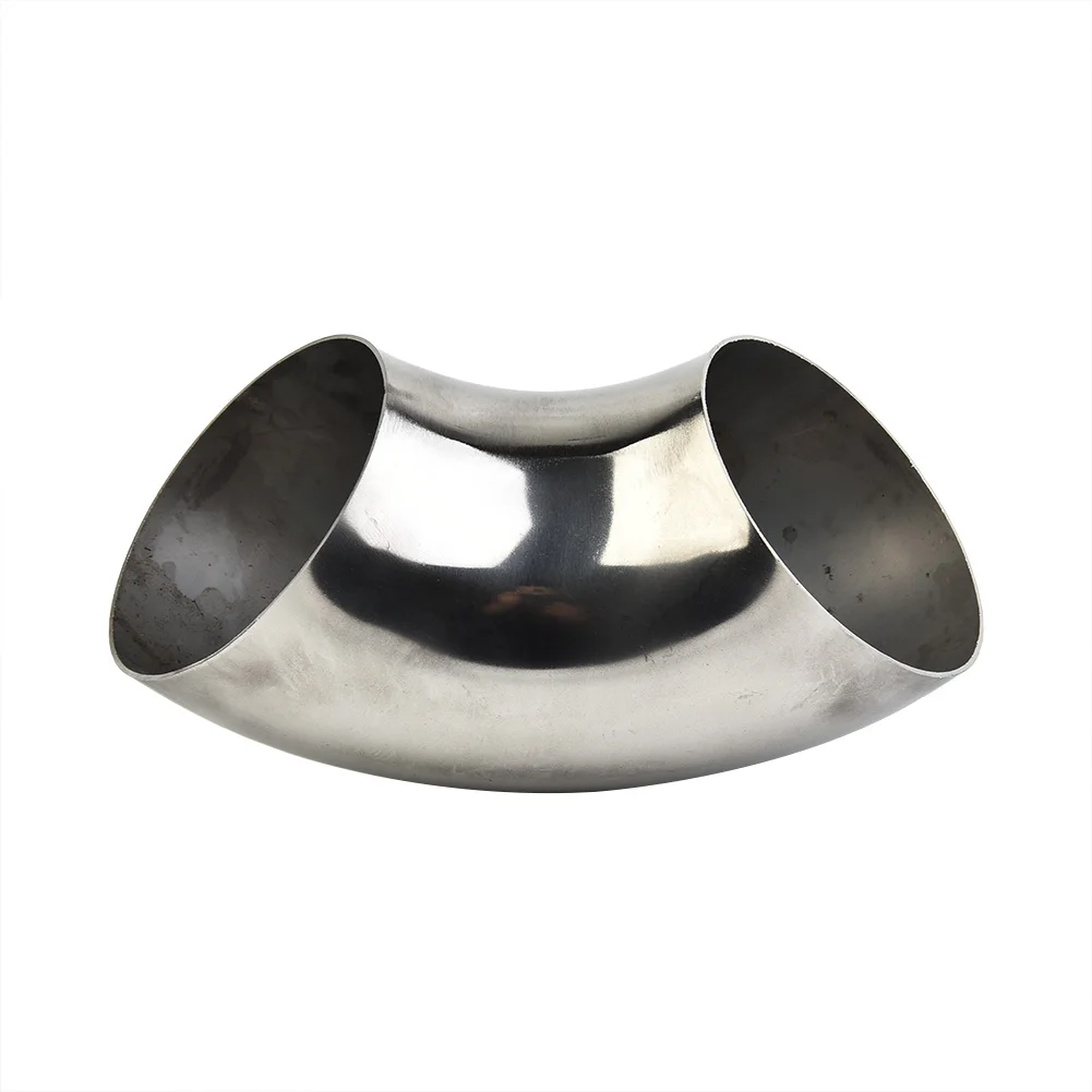 

Fitting Exhaust 2.5" 63mm Stainless Steel Bend Tube Mandrel 90° Gift Useful Durable Hot Sale High Quality Part