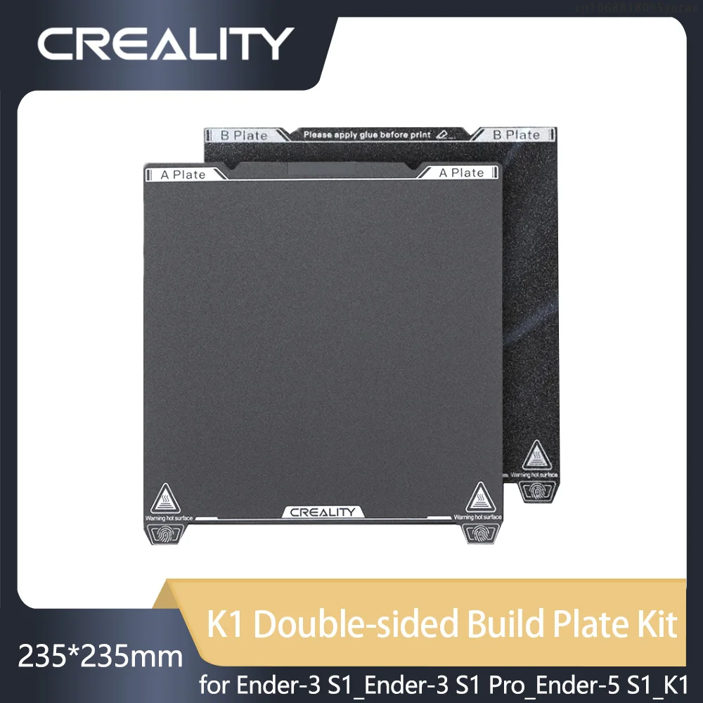 

CREALITY Double-Sided Build Plate Upgrade Kit 235*235mm Strong Adhesion for Ender 3 S1/Ender 3 S1 Pro/Ender 5 S1 Printers