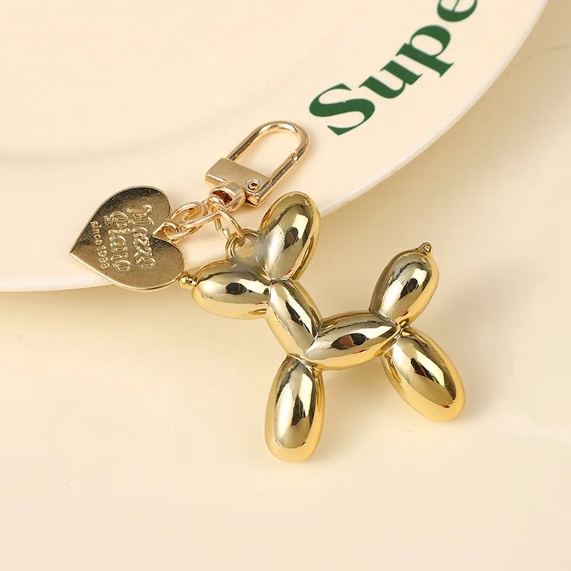 Красочный акриловый мультяшный брелок с шариком собакой для женщин подвеска