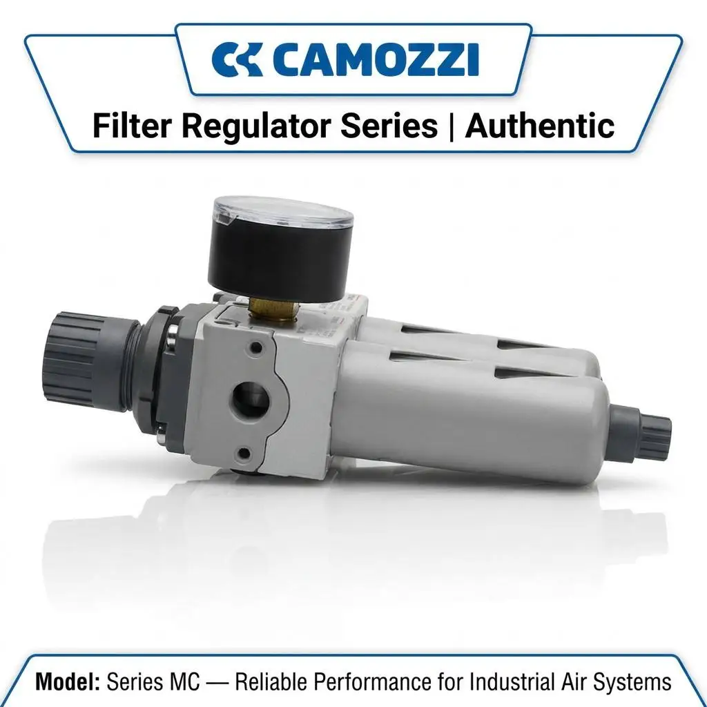 Новый фильтр-регулятор Camozzi MC104-D00 G14 25 мкм для подготовки пневматического воздуха, итальянское качество MC104-D00 (art.: 3920dbc16dbec) - 3920dbc16dbec