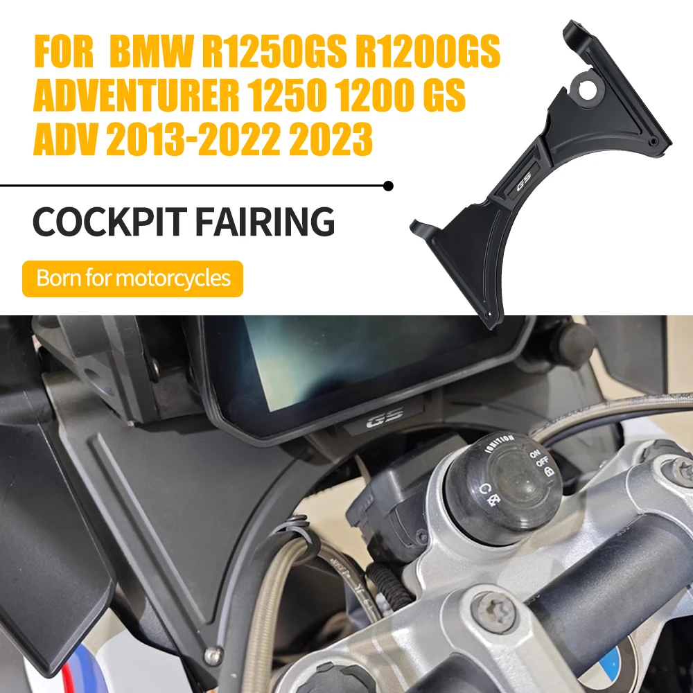 Фото Подходит для BMW 1250 1200 R1250GS R 1250 GS Adventure R1200GS LC ADV, обтекатель кабины, дефлектор ветра с восходящим потоком, аксессуары для мотоциклов №1