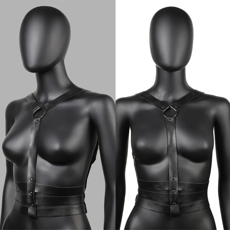 

Punk Waist Belt Women Teens Nightclub Skinny Body Adjustable Suspender Bondage Belts for Party Night Club Waist