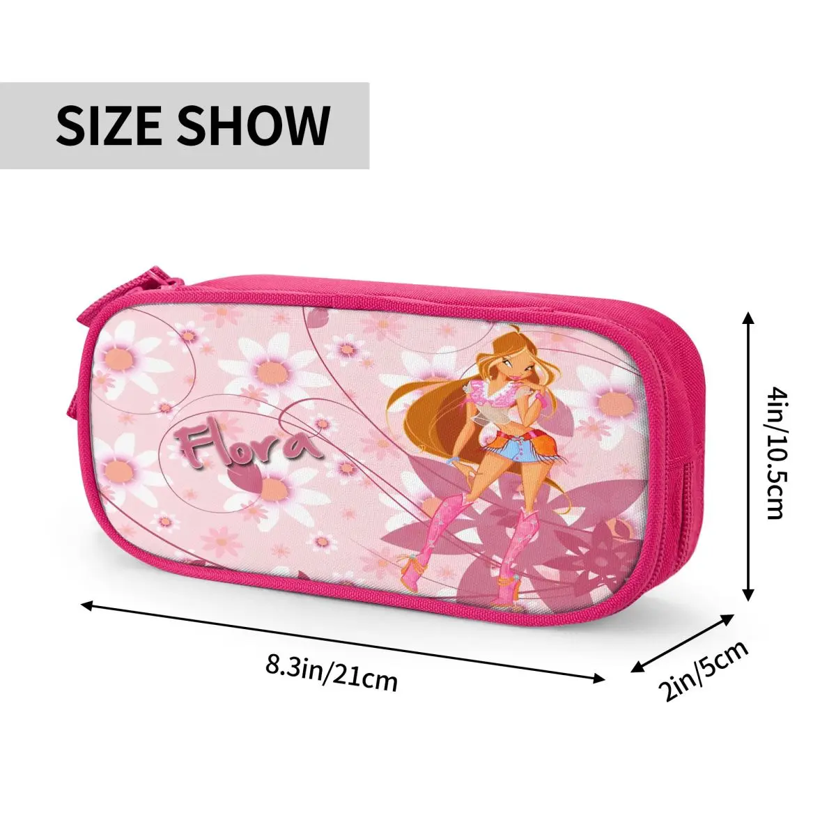 Пенал для карандашей с цветочным рисунком Винкс Сага клуба школьные