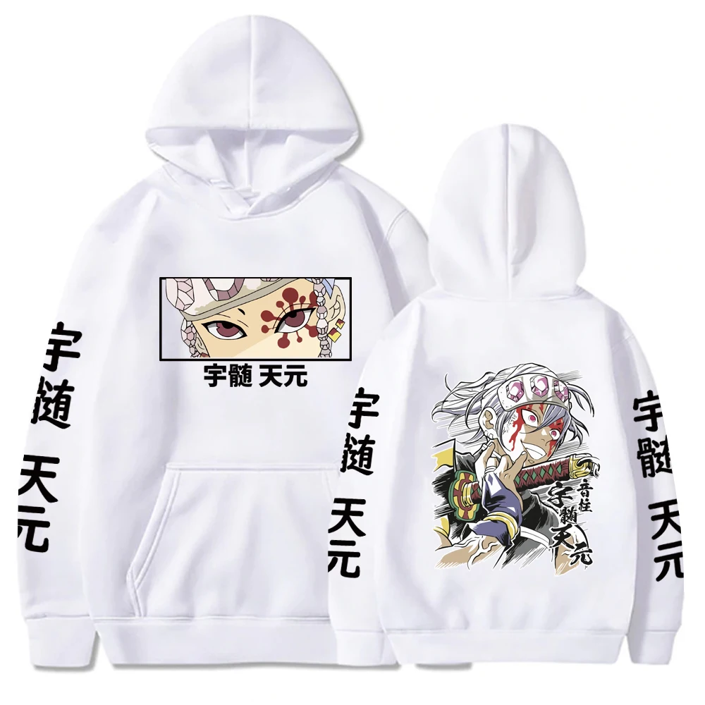 

Hot Anime Demon Slayer Uzui Tengen Hoodie Pullovers Tops Harajuku Man Woman