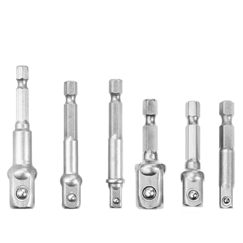 Удлинитель для дрели из хромованадиевой стали с шестигранным хвостовиком на 1/4