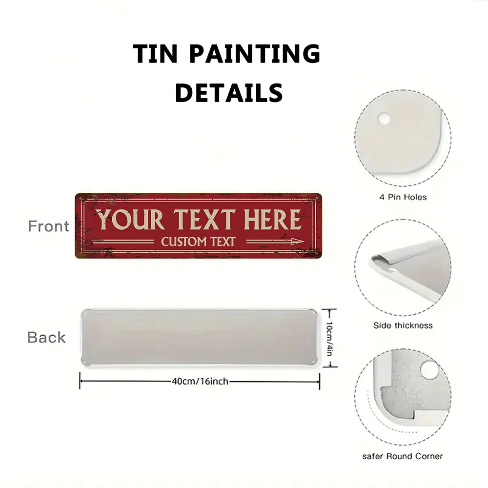 1 шт. красивые желтые синие черные персонализированные железные настенные знаки