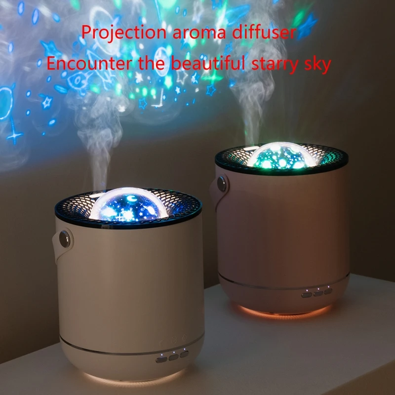 

Star Projector Lamp Aromatherapy Air Humidifier USB Electric Essential Oil Diffuser For Home Ultrasonic Cool Mist Aroma Diffusor