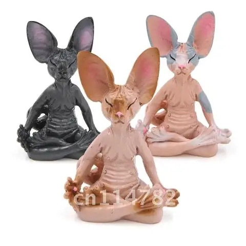 Фигурки коллекционные миниатюрные украшения домашний декор Сфинкс Кошка