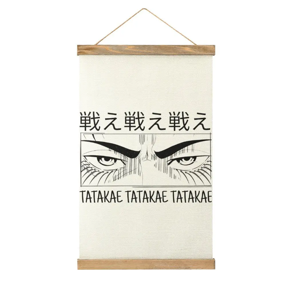 Горячая Распродажа Tatakae Essential для продажи подвесная Картина на холсте висящая