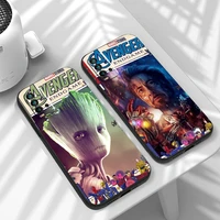 marvel comics phone cases for xiaomi redmi note 8 9 pro note 9s 8t cases funda shell original back cover coque smartphone