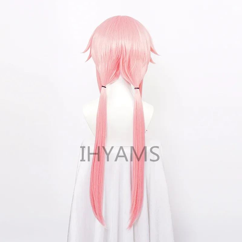Парик для косплея из аниме дневник будущего Yuno Gasai Длинные розовые прямые
