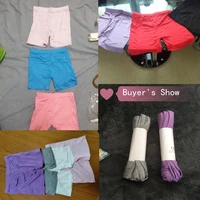 new candy color girls safety shorts pants underwear leggings girls boxer briefs short beach pants for children 3 13 years old