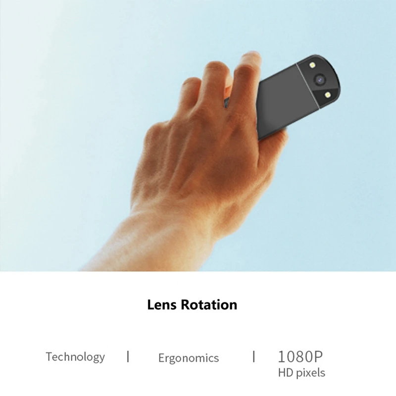 Фото Портативная цифровая мини Спортивная камера 1080P OSMO Pocket DV камера HD инфракрасная Видеокамера экшн-камера №4