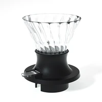 immersion coffee dripper glass v60 coffee maker v shape drip coffee filter