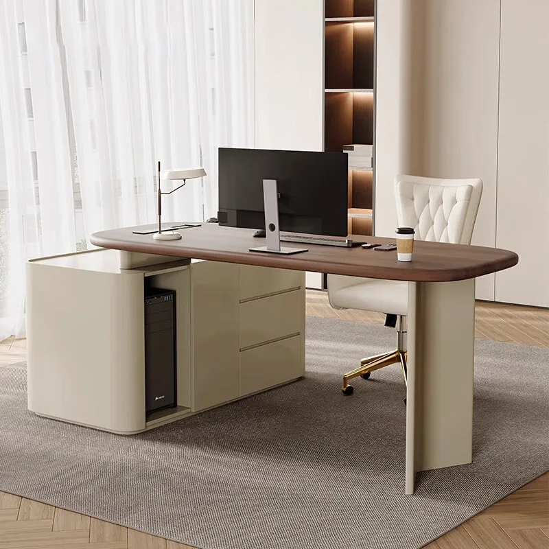 Стол-книга и стул в французском стиле кремового цвета винтажный шкаф из массива