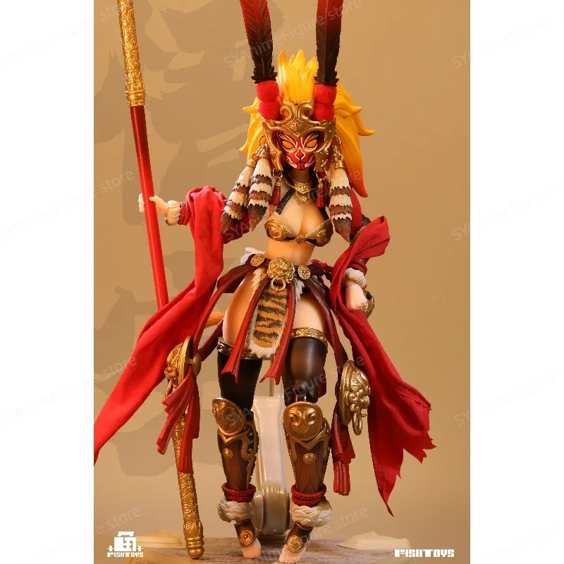 Фото В наличии: Игрушки FishToys Fish Play Dodowo Nuclear Gold Reconstruction Bliss Goes West Goku Canopy — коллекционная фигурка, подарок №3
