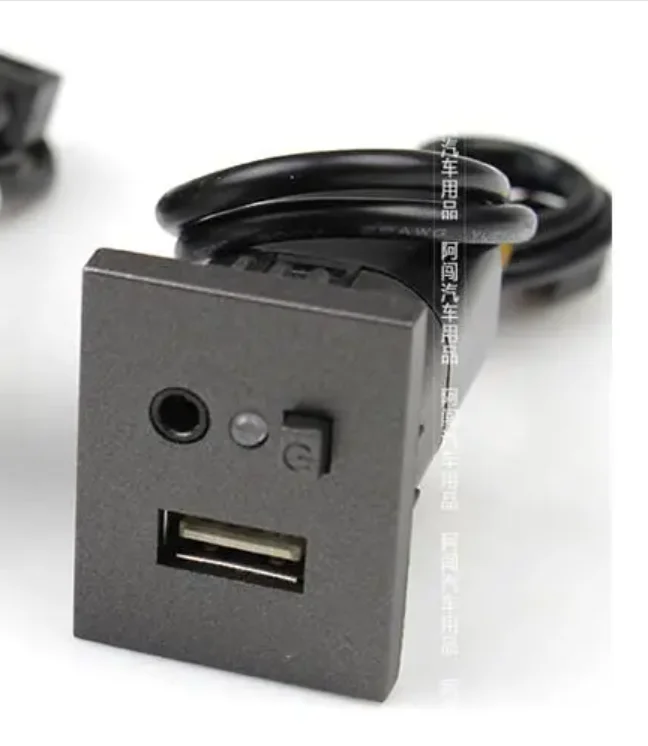 

Разъем USB Flash/AUX для интерфейса, мини USB кабель, адаптер аудиовхода для ford focus 2 mk2 2009 2010 2011