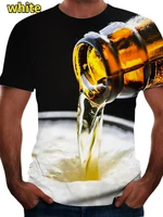 mens t shirt summer beer funny casual short sleeve cool fashion tee shirt