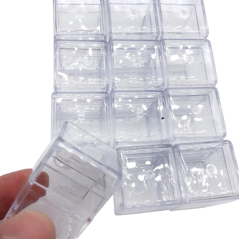 

1 Piece Of Amiibo Card Crystal Storage Box Monster Hunter Crystal Box 24 Small Card Storage Box