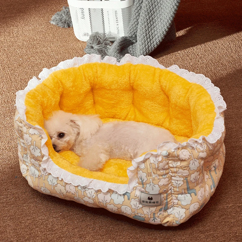 Лежанка для собаки кошки диван-кровать персонализированный матрас всесезонные