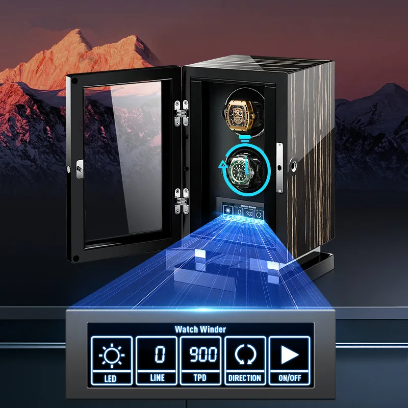 Коробка для намотки часов с 6 ячейками коробка хранения механических