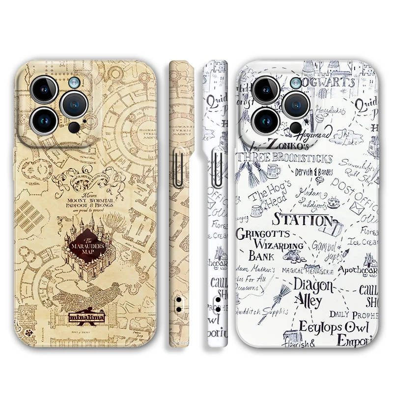 

Cartoon Harrys Potters Magic For iPhone 14 13 12 mini 11 Pro Max s XR XS X 8 7 6 6S Plus Feilin Phone Case