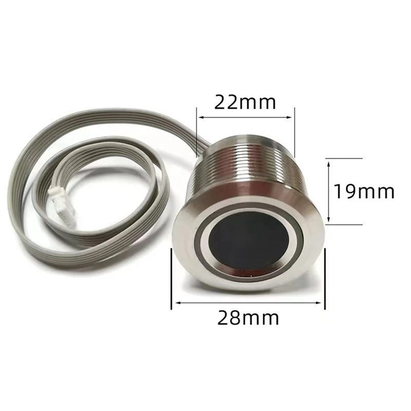 R503-S Модуль отпечатков пальцев Цветное кольцо лампы водонепроницаемое 150 для