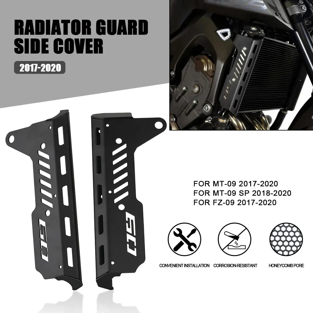 

FOR YAMAHA MT09 MT-09 SP FZ-09 2017 2018 2019 2020 2021 Radiator Guard Side Cover Guard Set Radiator Guard Side Cover Protector